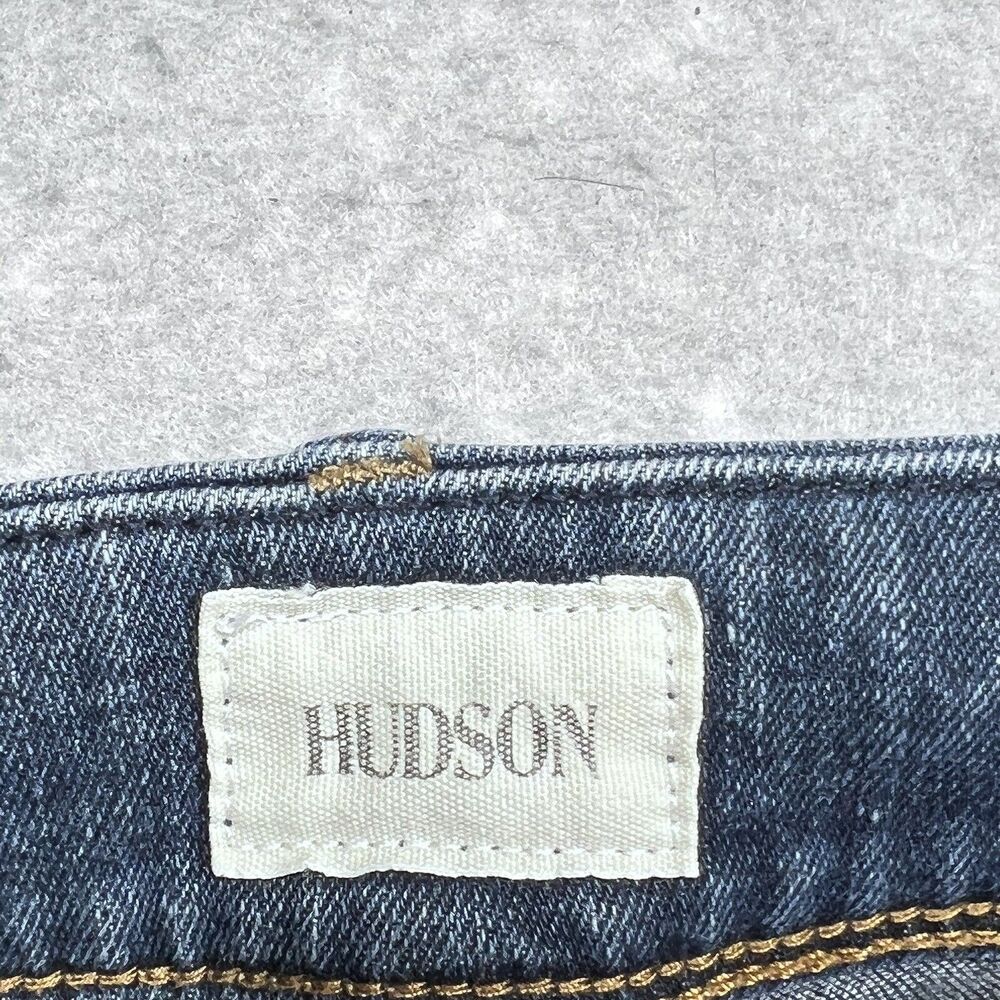 Hudson Jeans Womens Size 27 Collin Skinny Low Rise Stretch Denim Blue Jeans - Picture 12 of 15